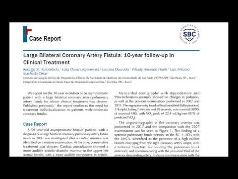 Fístula de artéria coronária – tratamento clínico