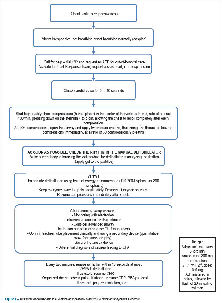 I guideline for cardiopulmonary resuscitation and emergency cardiovascular care - Brazilian Society of Cardiology: executive summary