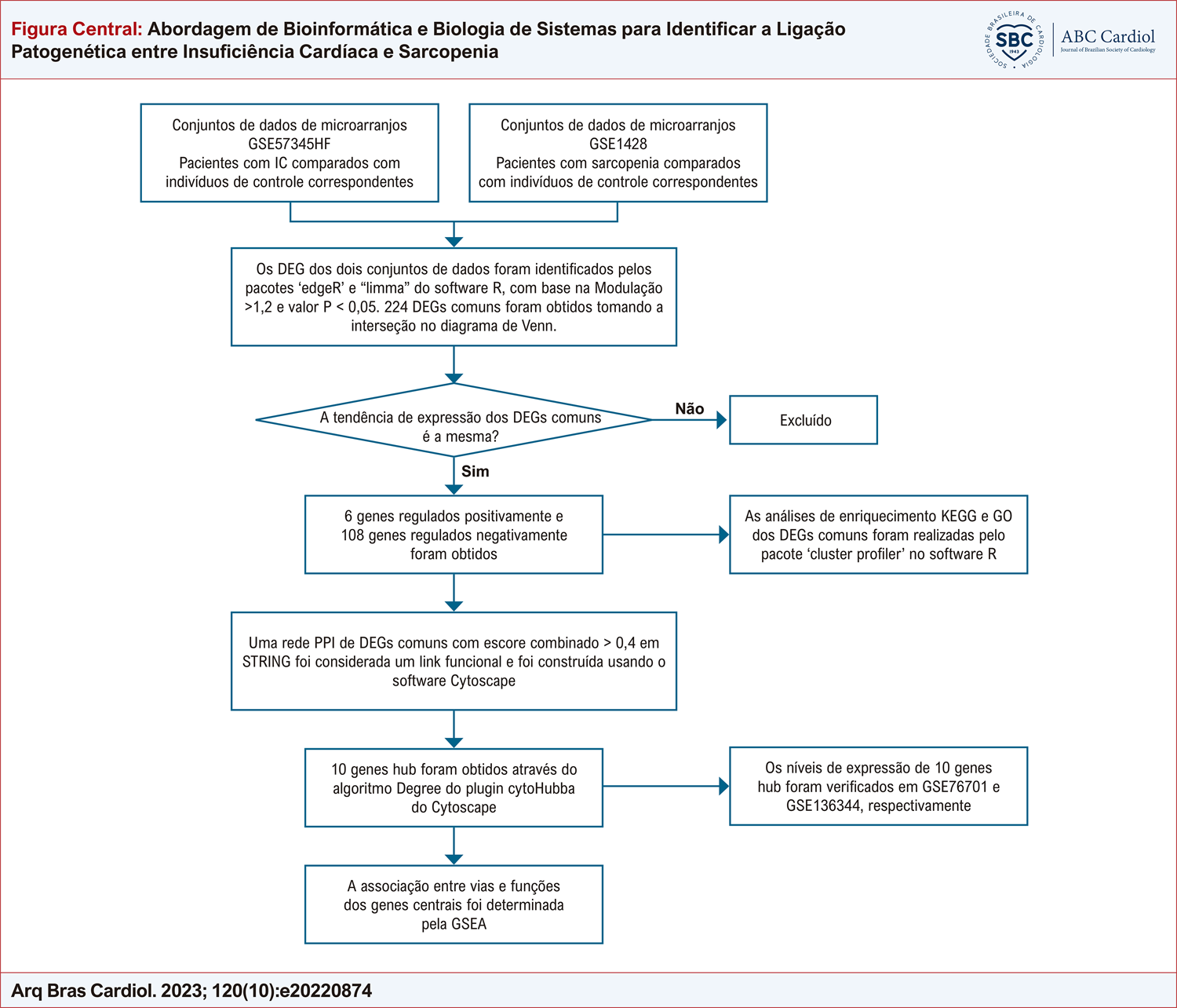 Abordagem de Bioinformática e Biologia de Sistemas para Identificar a Ligação Patogenética entre Insuficiência Cardíaca e Sarcopenia