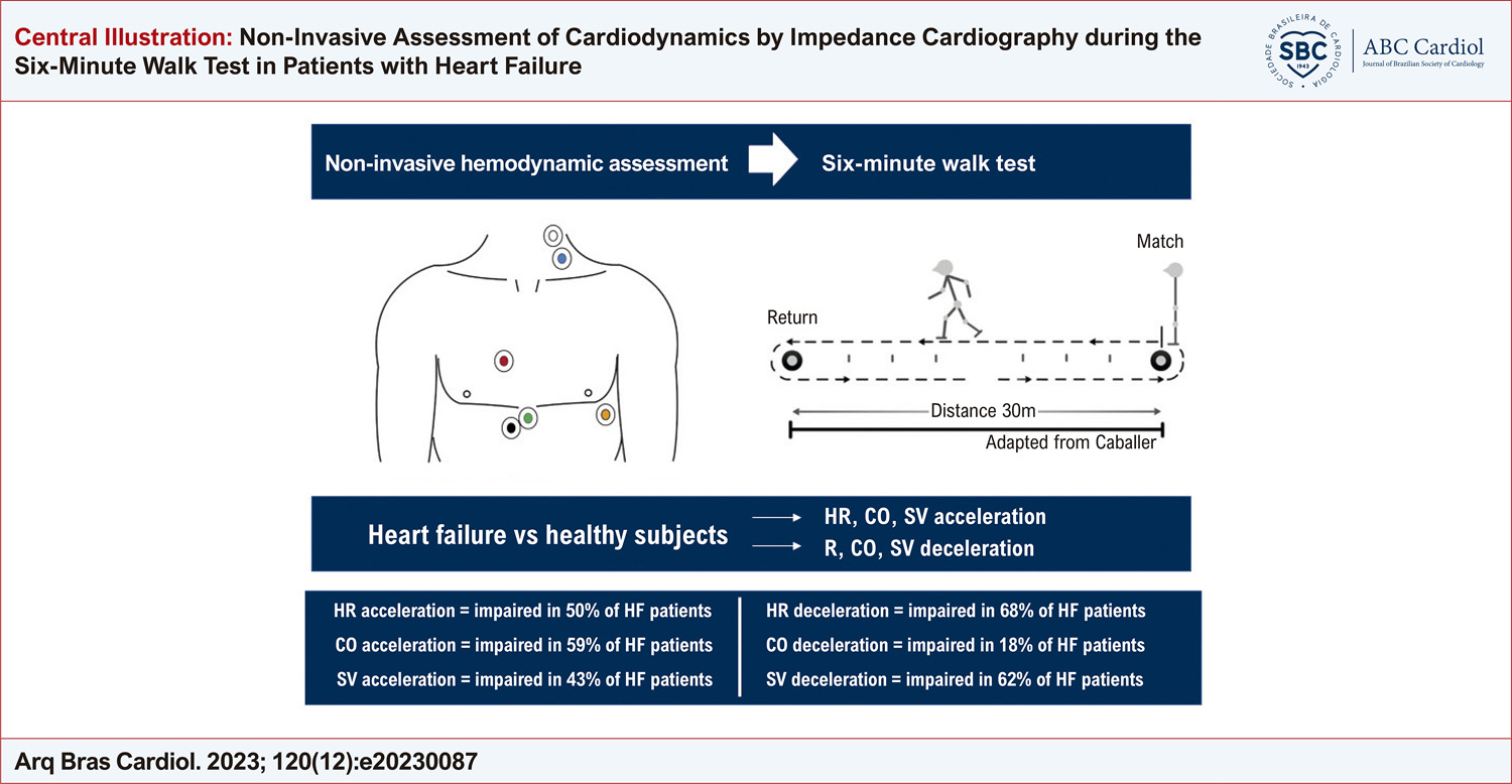 Non-Invasive Assessment of Cardiodynamics by Impedance Cardiography during the Six-Minute Walk Test in Patients with Heart Failure