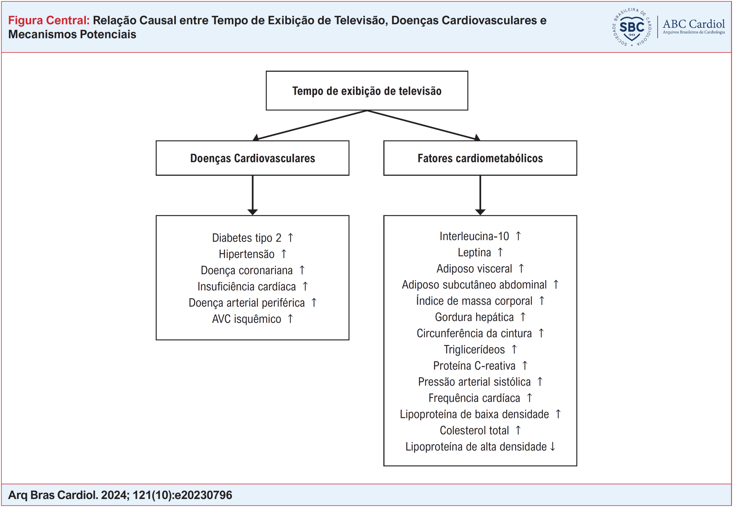 Relação Causal entre Tempo de Exibição de Televisão, Doenças Cardiovasculares e Mecanismos Potenciais
