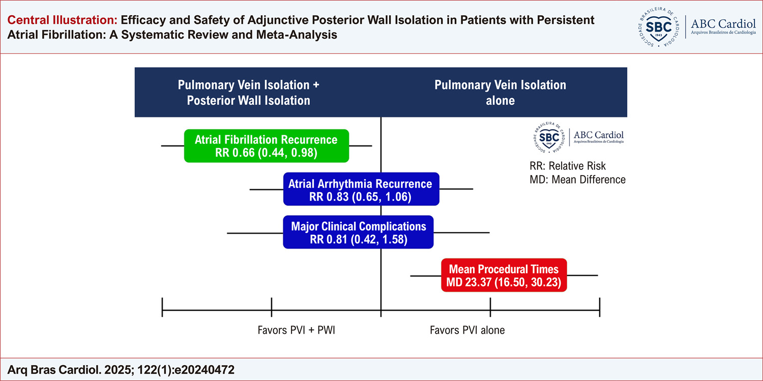 Efficacy and Safety of Adjunctive Posterior Wall Isolation in Patients with Persistent Atrial Fibrillation: A Systematic Review and Meta-Analysis