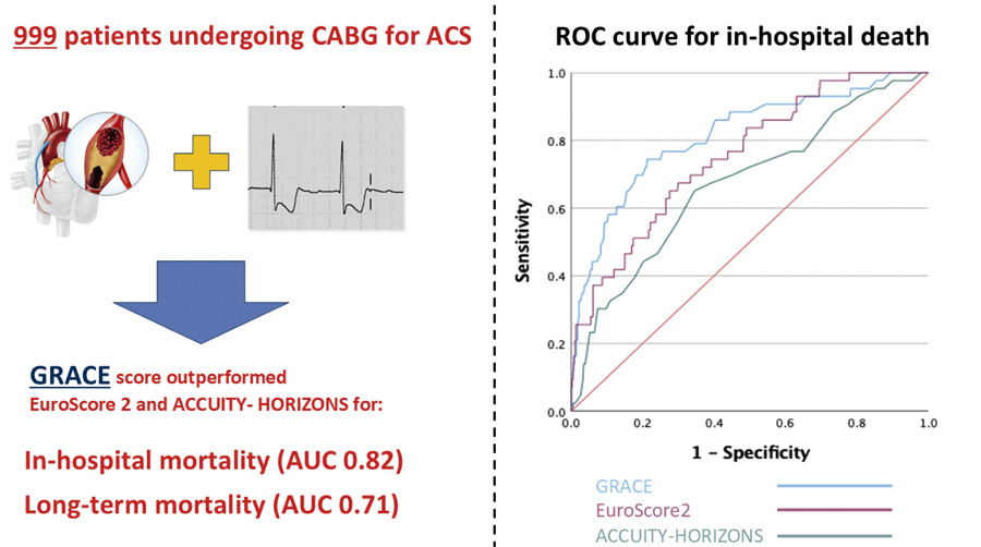Comparison between Five Risk Scores in Patients with Acute Coronary Syndromes Undergoing Surgical Revascularization during the Index Hospitalization