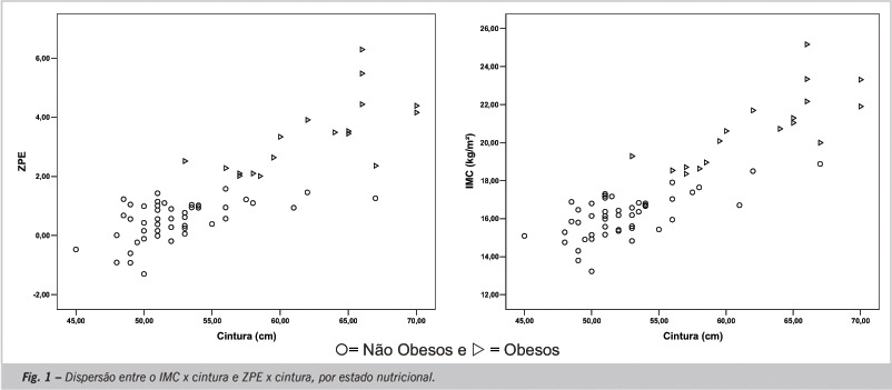 Relação da cintura abdominal com a condição nutricional, perfil lipídico e pressão arterial em pré-escolares de baixo estrato socioeconômico