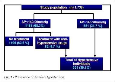 High blood pressure and some risk factors in a brazilian capital