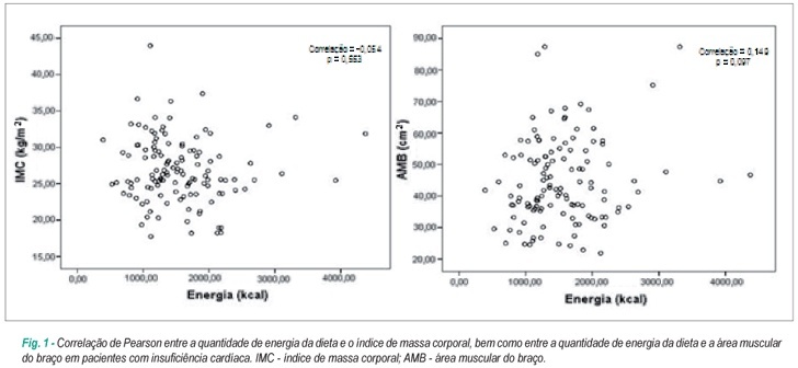 Estado nutricional e adequação da ingestão de energia e nutrientes em pacientes com insuficiência cardíaca