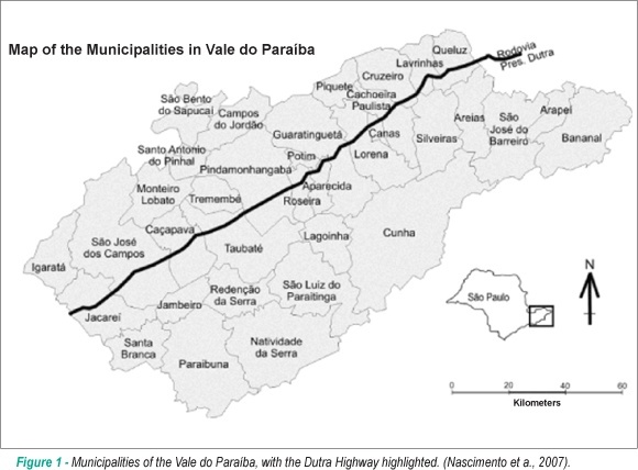 Spatial analysis of hospitalization for heart diseases in Vale do Paraíba
