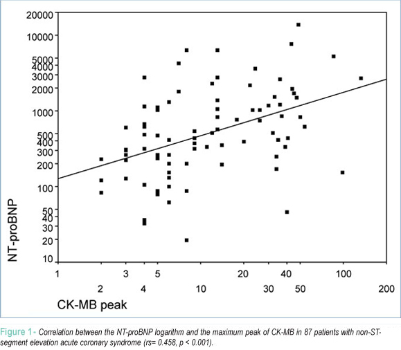 NT-proBNP levels in patients with non-ST-segment elevation acute coronary syndrome