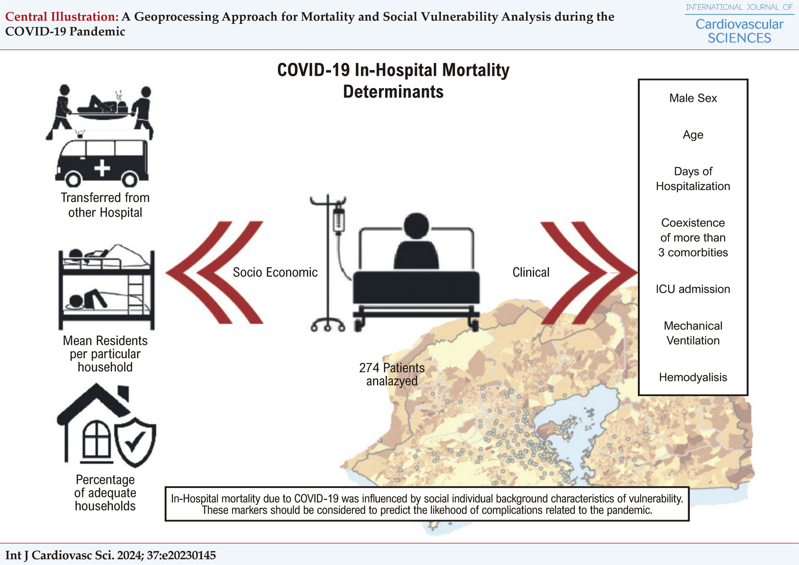 A Geoprocessing Approach for Mortality and Social Vulnerability Analysis during the COVID-19 Pandemic