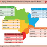 Professional profile by Brazilian region. CMR: cardiac magnetic resonance imaging; CT: computed tomography.