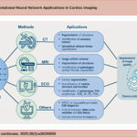 Applications of Convolutional Neural Networks in different types of diagnostic imaging methods in cardiology. AF: Atrial Fibrilation; CAD: Coronary artery disease; CT: Computed Tomography; ECO: Echocardiography; HCM: Hypertrophic Cardiomyopathy; IAC: Interatrial Communication; MRI: Magnetic Imaging Resonance; OCT: Optical Coherence Tomography; PAH: Pulmonary Arterial Hypertension; PDA: Patent Ductus Arteriosus; SPECT-MPI: Single Photon Emission Computed Tomography – Myocardial Perfusion Imaging.