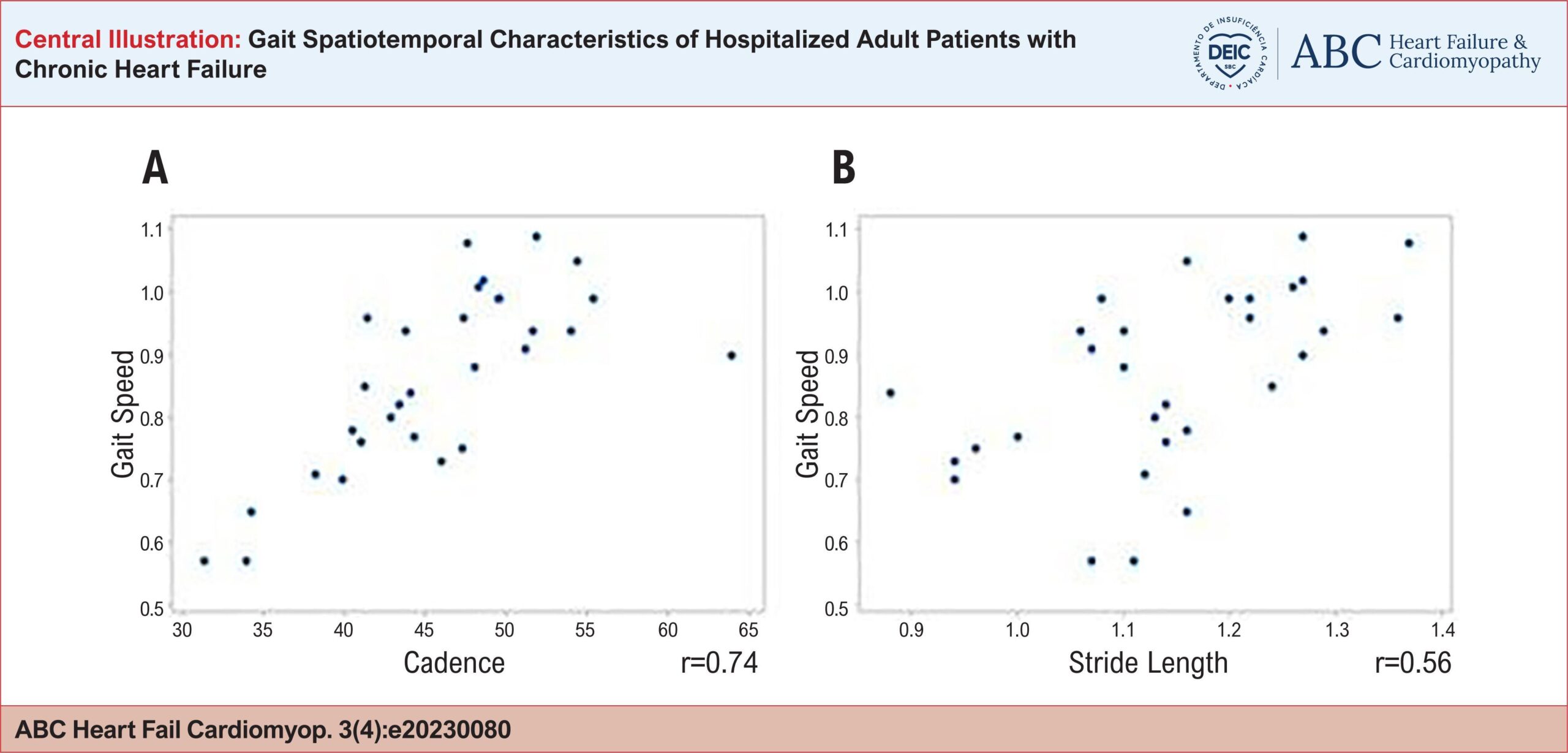 Gait Spatiotemporal Characteristics of Hospitalized Adult Patients with Chronic Heart Failure